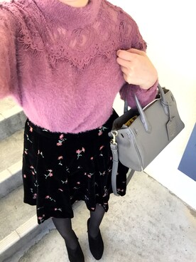 riririさん（レディース・152cm）の冬コーディネート