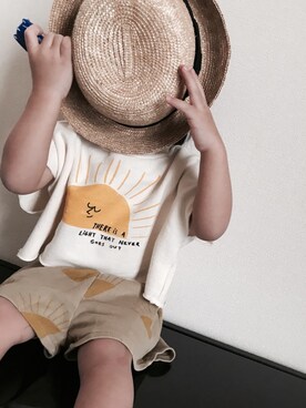 「bobochoses」｜「アイテム（その他）」を使った、Sena_Noahさん（キッズ・90cm）の冬コーディネート