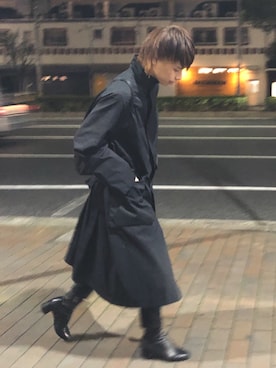 「Lui's（ルイス）のアイテム（その他アウター）」を使った、い さ なさん（メンズ・175cm）の冬コーディネート