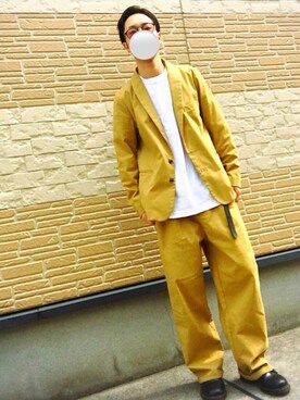 「MARC JACOBS」｜「アイテム（ジャケット/アウター）」を使った、YASUさん（メンズ・170cm）の春コーディネート