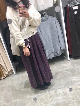 「Crisp（クリスプ）のアイテム（その他シューズ）」を使った、ハ ル 子さん（レディース・158cm）の秋コーディネート