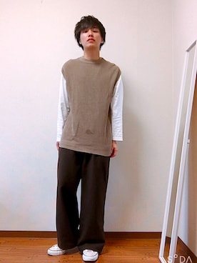 「rps（アールピーエス）のアイテム」を使った、だいきさん（メンズ・165cm）の秋コーディネート
