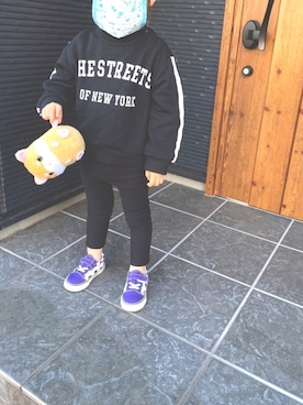 「jeans-b 2nd（ジーンズベーセカンド）のアイテム」を使った、はぐみさん（キッズ・90cm）の冬コーディネート