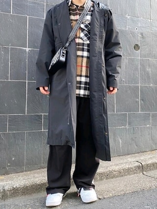 【denden】we11done ウェルダン チェックコート We11done チェック シャツ | ニュートラル | FARFETCH JP