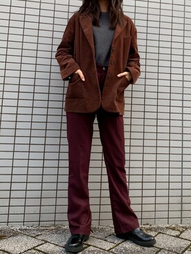 armnさん（レディース・168cm）の冬コーディネート