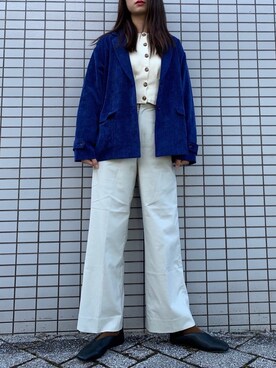 「ORiental TRaffic(ORiental TRaffic)」｜「アイテム（その他アウター）」を使った、armnさん（レディース・168cm）の冬コーディネート