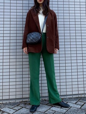 「ORiental TRaffic(ORiental TRaffic)」｜「アイテム（その他アウター）」を使った、armnさん（レディース・168cm）の冬コーディネート