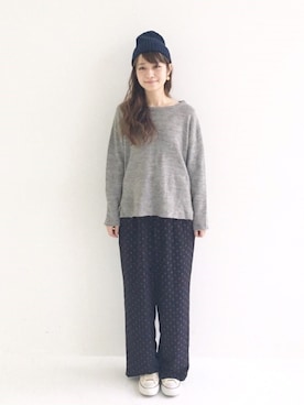 「haco!（ハコ）のアイテム」を使った、ｉｙｕさん（レディース・157cm）の冬コーディネート