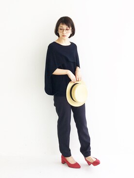 「haco!（ハコ）のアイテム（バングル/リストバンド）」を使った、ｉｙｕさん（レディース・157cm）の夏コーディネート