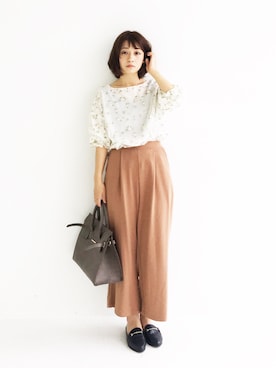 「haco!（ハコ）のアイテム」を使った、ｉｙｕさん（レディース・157cm）の夏コーディネート