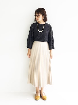 「haco!（ハコ）のアイテム（アクセサリー）」を使った、ｉｙｕさん（レディース・157cm）の夏コーディネート