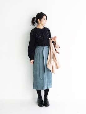 「アイテム（ドレスシューズ）」を使った、ｉｙｕさん（レディース・157cm）の春コーディネート