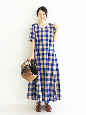 「haco!（ハコ）のアイテム（ワンピース/ドレス）」を使った、ｉｙｕさん（レディース・157cm）の春コーディネート