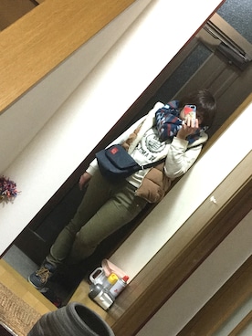 「Chaua（チャウアー）のアイテム」を使った、きあさん（レディース・157cm）の秋コーディネート