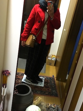 「Chaua（チャウアー）のアイテム」を使った、きあさん（レディース・157cm）の冬コーディネート