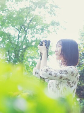 -加贝摩羯子w-さん（レディース・158cm）の夏コーディネート