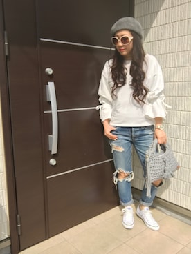 E♡RIさん（レディース・160cm）の春コーディネート