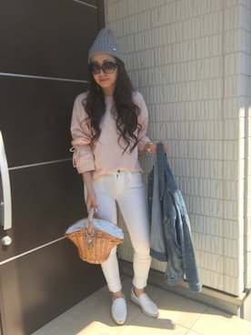 E♡RIさん（レディース・160cm）の春コーディネート