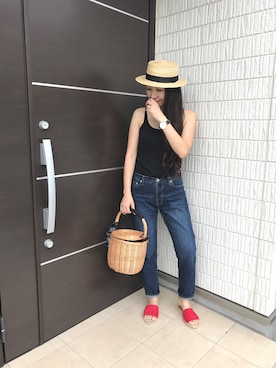 E♡RIさん（レディース・160cm）の夏コーディネート