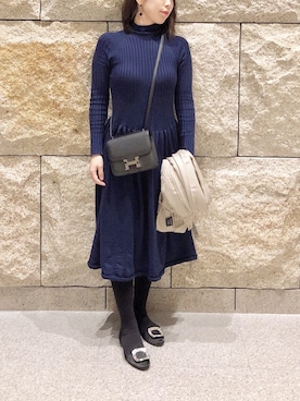 「エルメス」｜「アイテム（ワンピース/ドレス）」を使った、♡Lindo♡さん（レディース・150cm）の冬コーディネート
