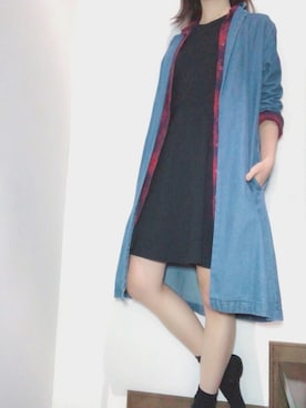 「オシャレパッソ」｜「アイテム（デニムジャケット）」を使った、haruさん（レディース・161cm）の秋コーディネート