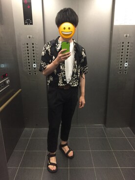間瀬さん（メンズ・171cm）の春コーディネート
