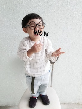 「平成最後のWEARISTAセンバツ」｜「アイテム（キャスケット）」を使った、Jr.xxxさん（キッズ・80cm）の春コーディネート