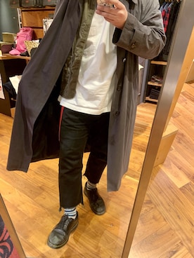 「Levi's（リーバイス）のアイテム（その他アウター）」を使った、001さん（メンズ・183cm）の冬コーディネート