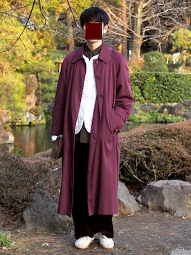 「KICS DOCUMENT.（キクス ドキュメント）のアイテム（パンツ）」を使った、mrdwearさん（メンズ・176cm）の冬コーディネート