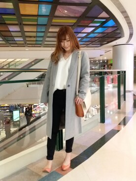 「Le Saundaのアイテム」を使った、 ジジさん（レディース・154cm）の冬コーディネート