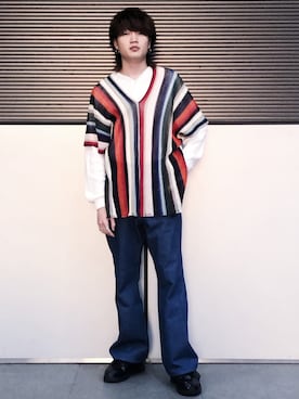 「ビームス別注」｜すみだっちーさん（メンズ・178cm）の夏コーディネート