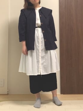 「アイテム（ワンピース/ドレス）」を使った、りずさん（レディース・164cm・10代）の春コーディネート