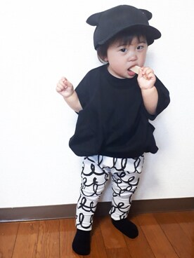 「beauloves」｜ちゃんリリさん（キッズ・80cm）の春コーディネート
