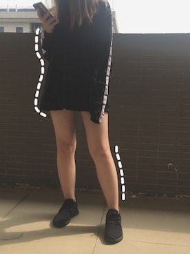 「PUMA（プーマ）のアイテム（スタジャン）」を使った、颜值即正义但是我没有さん（レディース・160cm）の秋コーディネート