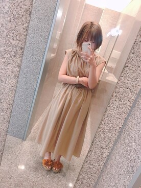 「激安コーデ」｜「アイテム（ワンピース/ドレス）」を使った、yuriさん（レディース・158cm）の夏コーディネート