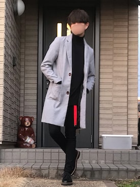 「temptation（テンプテーション）のアイテム（ジャケット/アウター）」を使った、Kagetoraさん（メンズ・178cm）の冬コーディネート
