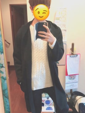「Right-on（ライトオン）のアイテム（チェスターコート）」を使った、Kagetoraさん（メンズ・178cm）の秋コーディネート