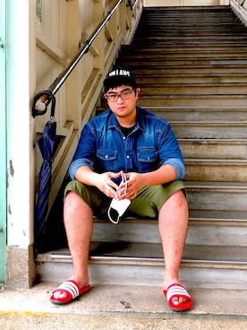 kyuさん（メンズ・177cm）の夏コーディネート