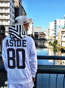 ASIDE | Æ BORDER HOODY(パーカー)
