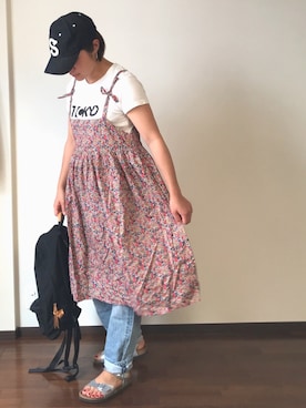 「アイテム（ピアス（両耳用））」を使った、msd☺︎さん（レディース・162cm・30代）の春コーディネート