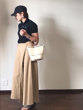「アイテム（ピアス（両耳用））」を使った、msd☺︎さん（レディース・162cm・30代）の春コーディネート