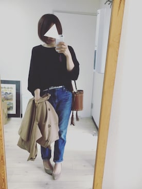 po.po☺︎さん(レディース・158cm)の春コーディネート