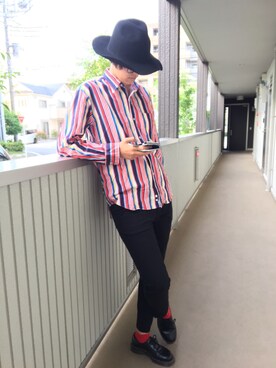 との@180cm女子さん（メンズ・178cm）の夏コーディネート