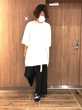 「rovtski」｜「アイテム（サンダル）」を使った、との@180cm女子さん（メンズ・178cm）の秋コーディネート
