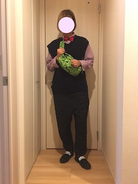 「FABRICK（ファブリック）のアイテム」を使った、との@180cm女子さん（メンズ・178cm）の秋コーディネート