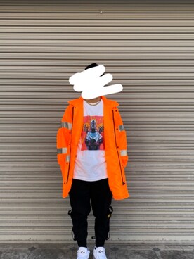 「ACT（アクト）のアイテム（パンツ）」を使った、汐華初流乃さん（メンズ・170cm）の冬コーディネート