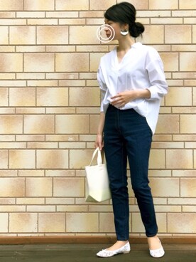「DONOBAN（ドノバン）のアイテム（ピアス（両耳用））」を使った、623.kさん（レディース・167cm）の夏コーディネート
