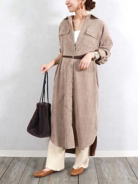 「she mo shelly（シーモシェリー）のアイテム」を使った、unit labさん（レディース・153cm）の夏コーディネート