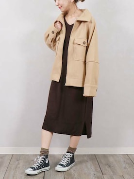unit labさん（レディース・153cm）の秋コーディネート