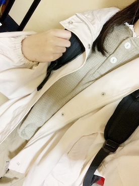 「one after another NICE CLAUP（ワンアフターアナザーナイスクラップ）のアイテム（マウンテンパーカー）」を使った、あぬみ🍨さん（レディース・165cm）の冬コーディネート